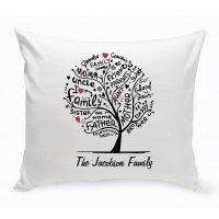 JDS Personalized Gifts Family Roots Throw Pillow JMSI2709